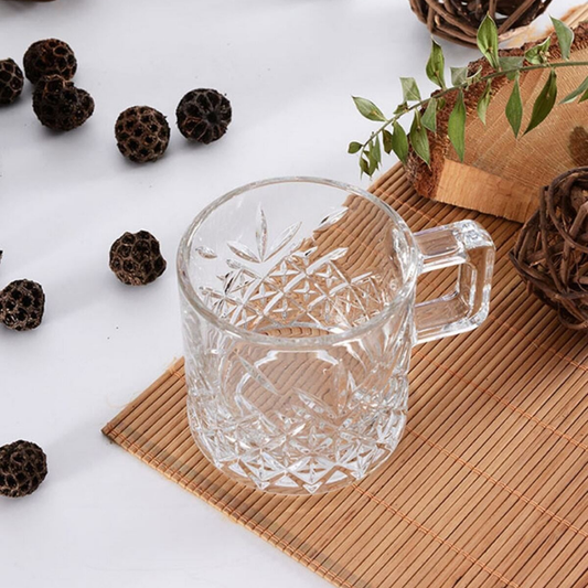 Paşabahçe Timeless – Glazen Koffiekopjes / Theemokken – Set van 2 – 195 ml – Transparant Glas