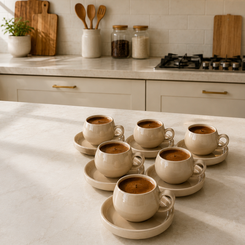 Espresso Servies Set 12-Delig – 90ML – 6 Persoons