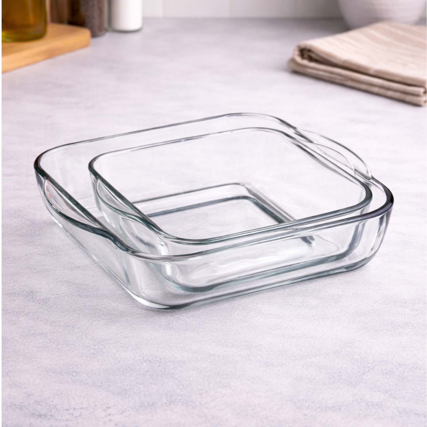 Vierkante Ovenschaal Set 2-Delig